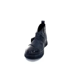 Baskets Ivoire 500-350 Cuir Noir