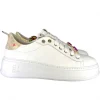 Baskets Plateforme Giopiu Pia46 Cuir Blanc