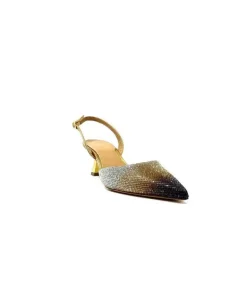 Chantal 1906 Cuir Strass Or