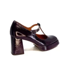 Chie Mihara Kaime Cuir Vernis Grape
