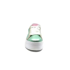 Elue Par Nous Nany Cuir Metal Vert
