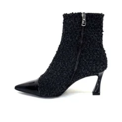 Enzo Di Martino Eli 716 Cuir & Textile Noir