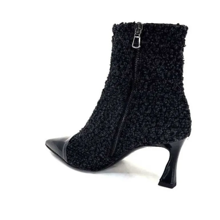 Enzo Di Martino Eli 716 Cuir & Textile Noir