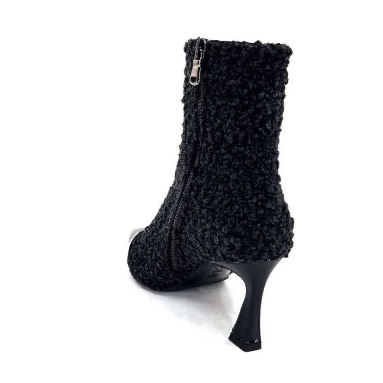 Enzo Di Martino Eli 716 Cuir & Textile Noir