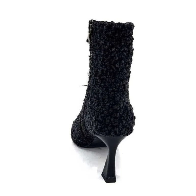 Enzo Di Martino Eli 716 Cuir & Textile Noir