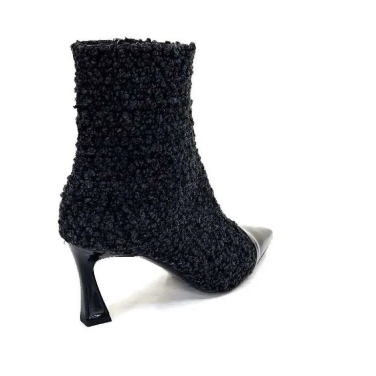 Enzo Di Martino Eli 716 Cuir & Textile Noir