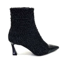 Enzo Di Martino Eli 716 Cuir & Textile Noir