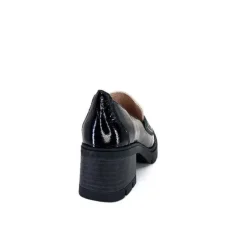 Hispanitas Chi 232965 Everest Cuir Vernis Noir Cuir Vert & Beige