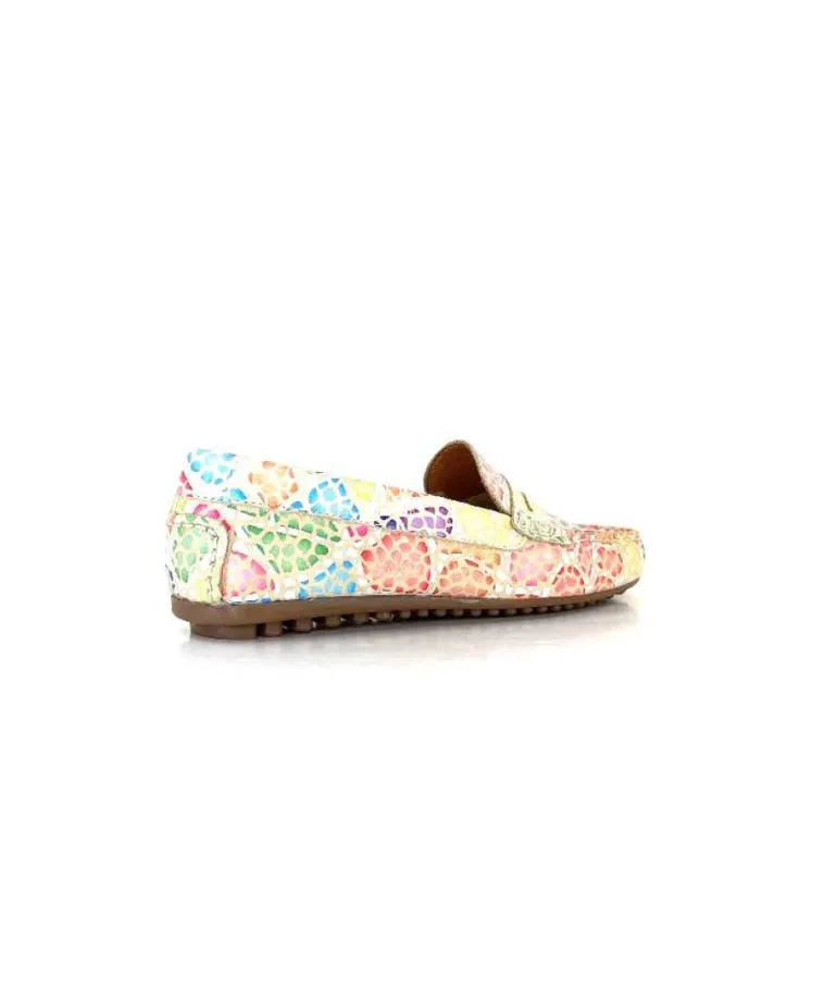 Ivoire 10322 Cuir Beige Multicolore