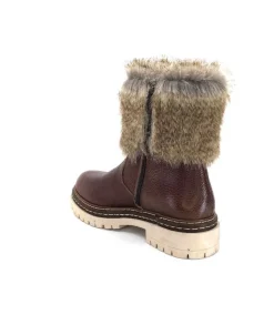 Ivoire 108523 Cuir Graine Marron