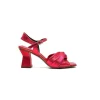 Ivoire 3716 Cuir Metal Rouge