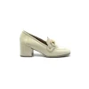 Ivoire 9575845 Cuir Vernis Beige