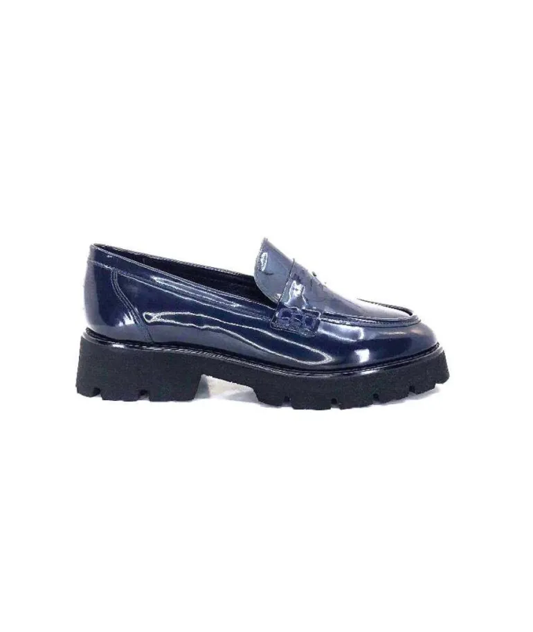 Ivoire 108606 Cuir Vernis Marine