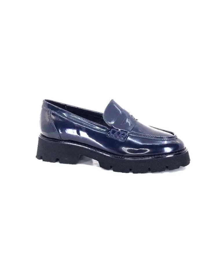 Ivoire 108606 Cuir Vernis Marine