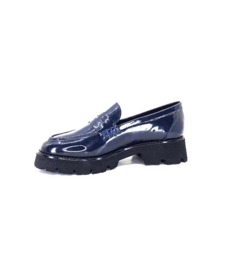 Ivoire 108606 Cuir Vernis Marine