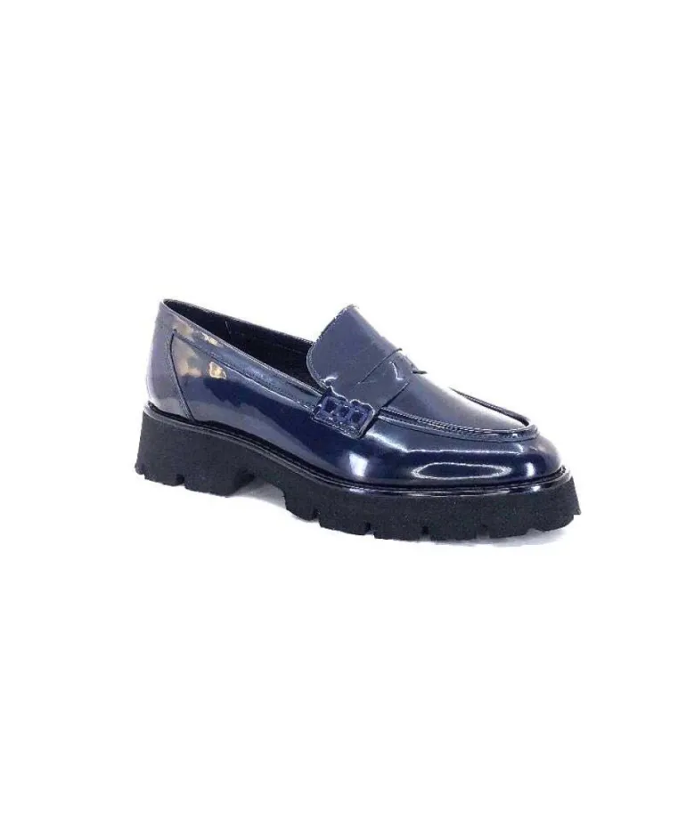 Ivoire 108606 Cuir Vernis Marine