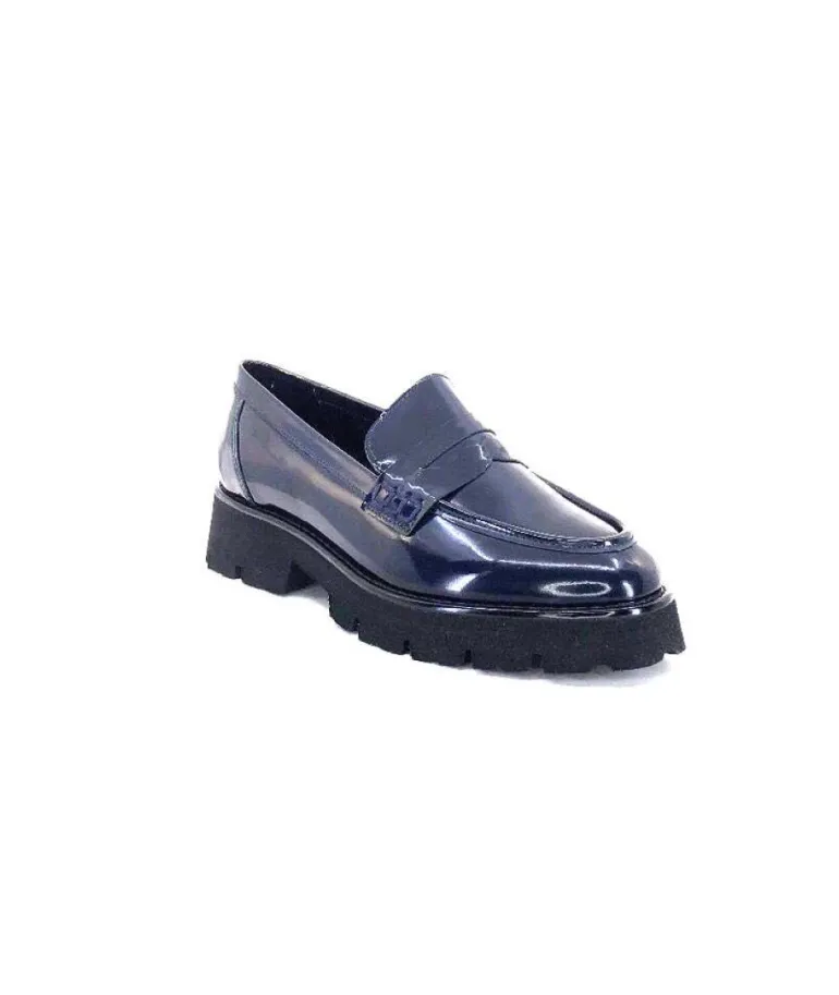 Ivoire 108606 Cuir Vernis Marine