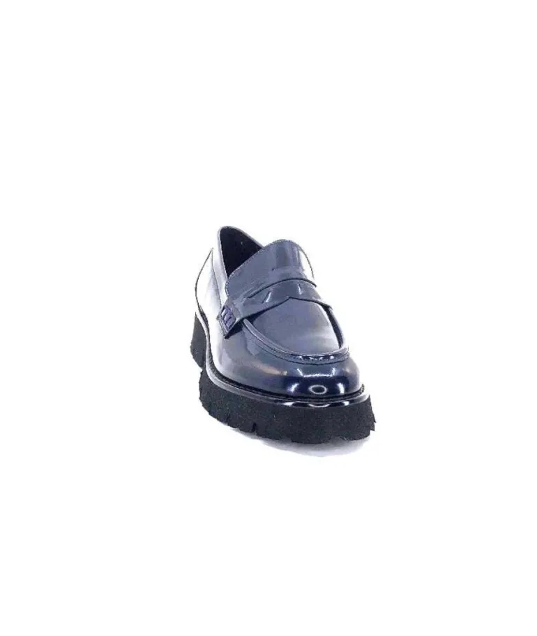 Ivoire 108606 Cuir Vernis Marine