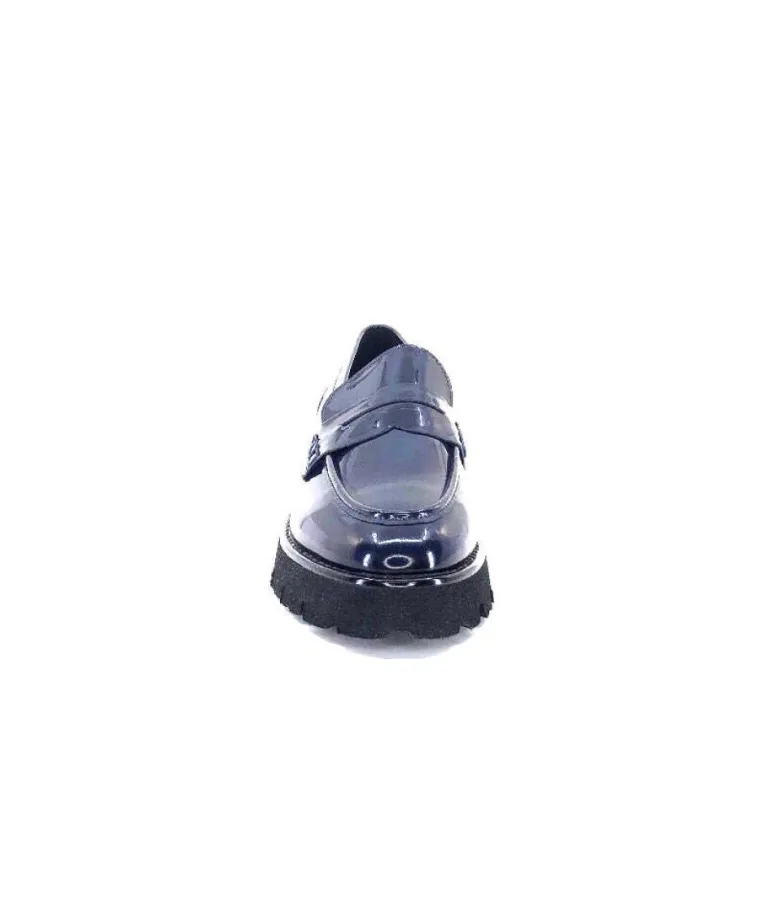 Ivoire 108606 Cuir Vernis Marine