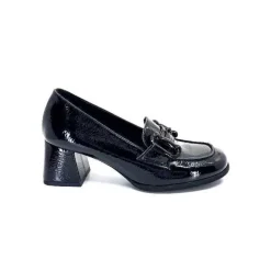Ivoire 204823 Cuir Vernis Noir