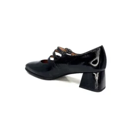 Ivoire 4145 Cuir Vernis Noir