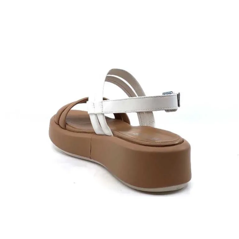 Ivoire 2056 Yara Cuir Marron & Blanc