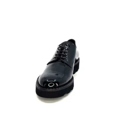 Ivoire B038 Cuir Vernis Noir
