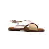 Ivoire 908D Cuir Argent Et Nude