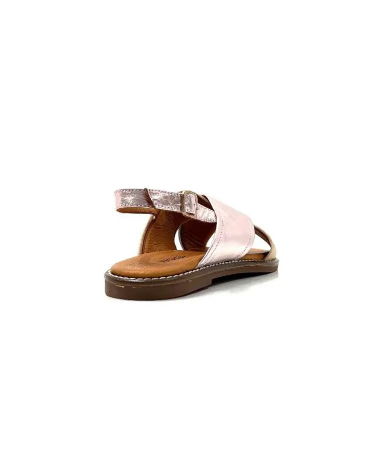 Ivoire 908D Cuir Argent Et Nude