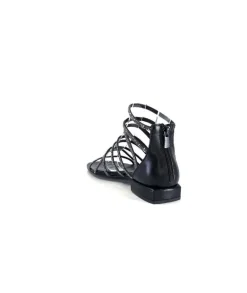 Ivoire E35.008 Cuir Noir Strass