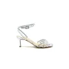 Ivoire Linda Cuir Metal Argent