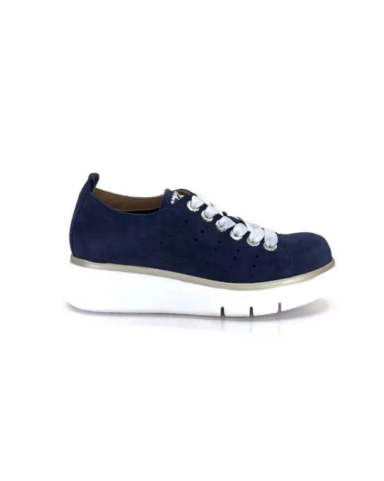 Ivoire 7L4144Pe Cuir Bleu Marine