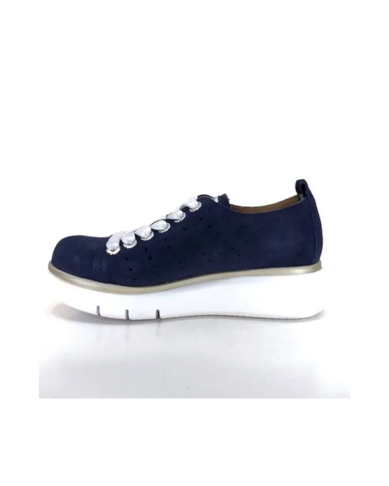 Ivoire 7L4144Pe Cuir Bleu Marine