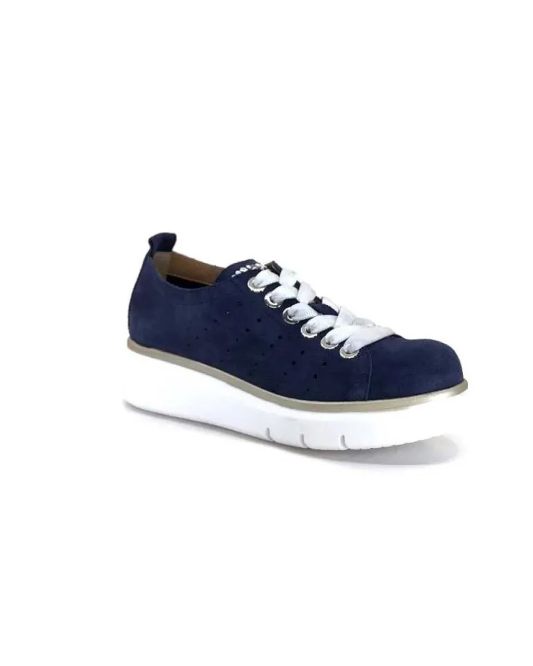 Ivoire 7L4144Pe Cuir Bleu Marine