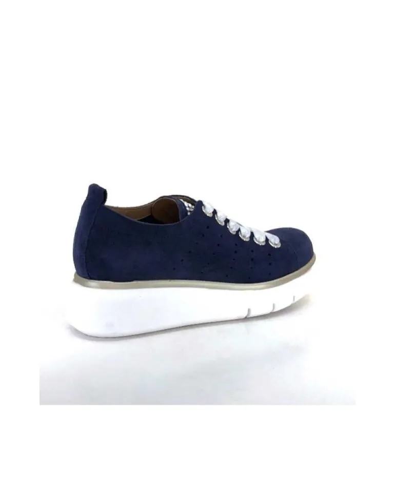 Ivoire 7L4144Pe Cuir Bleu Marine