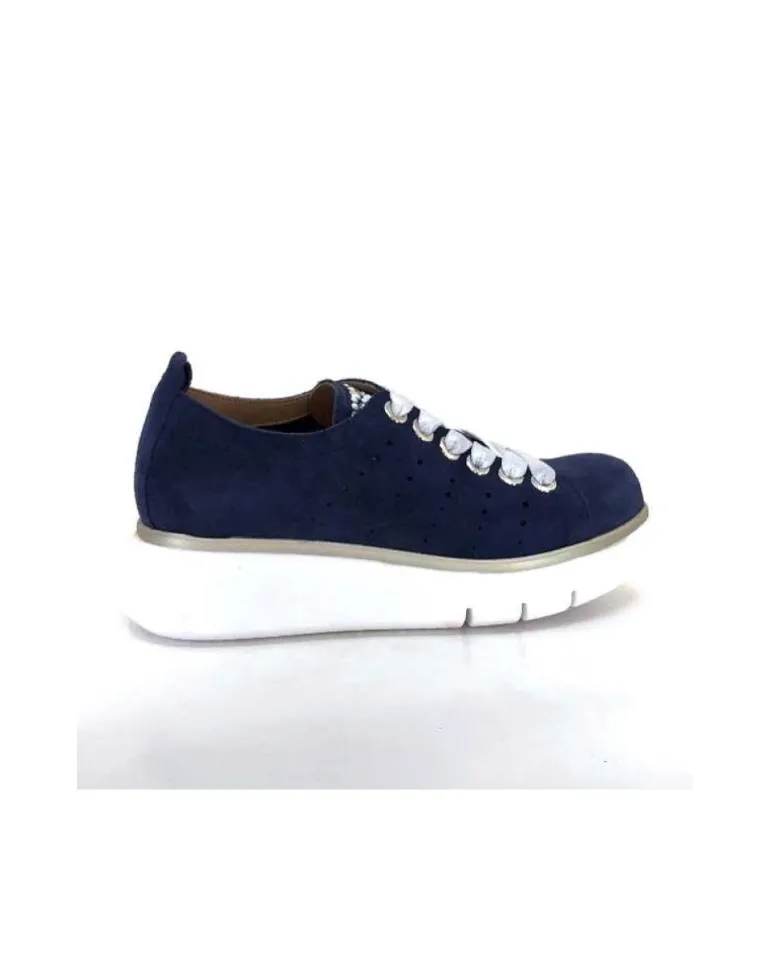 Ivoire 7L4144Pe Cuir Bleu Marine