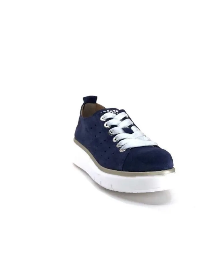 Ivoire 7L4144Pe Cuir Bleu Marine