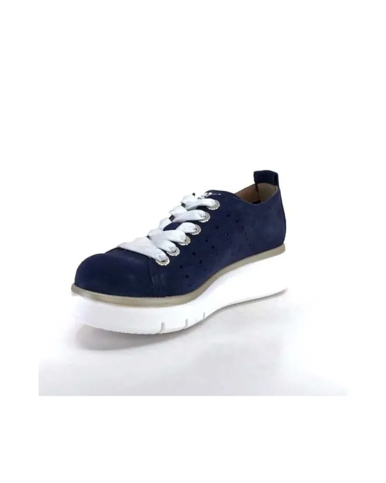 Ivoire 7L4144Pe Cuir Bleu Marine