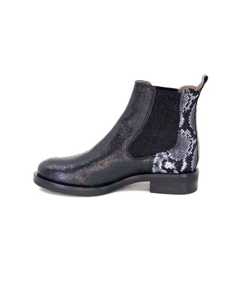 Mkd Sibel4 Cuir Metal Noir