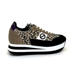 No Name Flex M Jogger Daim Textile Beige Et Noir