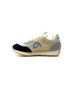 No Name Punky Jogger Daim Bleu Textile Beige