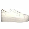 No Name Spice Sneaker Cuir Blanc