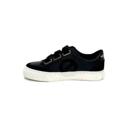 No Name Strike Straps Cuir Noir