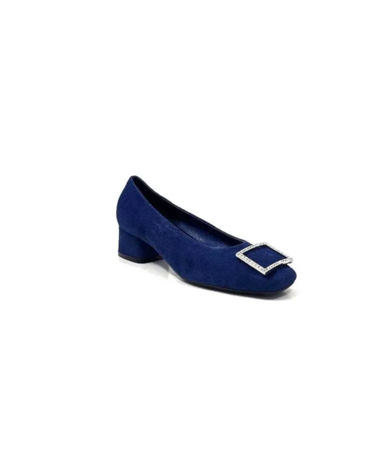 Reqins Karisse Daim Bleu Ocean