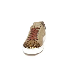 Reqins Sun Stella Mix Cuir Daim Beige