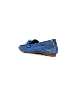 Requins Hartega Cuir Metal Bleu