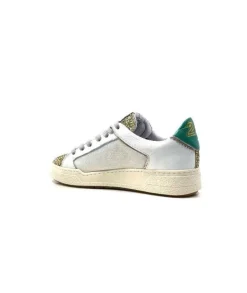 Semerdjian Smr Duck 9433 Cuir Blanc Glitter Or