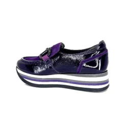Softwaves 7.78.61 Cuir Vernis Et Daim Violet