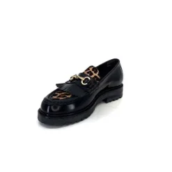 Triver Flight 707.01B Cuir Noir Poulain Leo